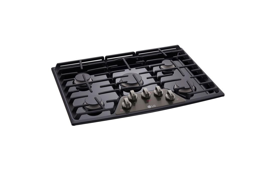 LG 30'' Gas Cooktop with SuperBoil™ (LCG3011BD) LG USA
