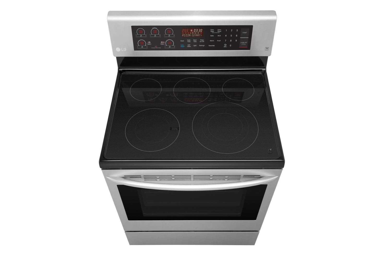 LG LRE3194ST 6.3 cu. ft. Capacity Electric Single Oven Range LG USA