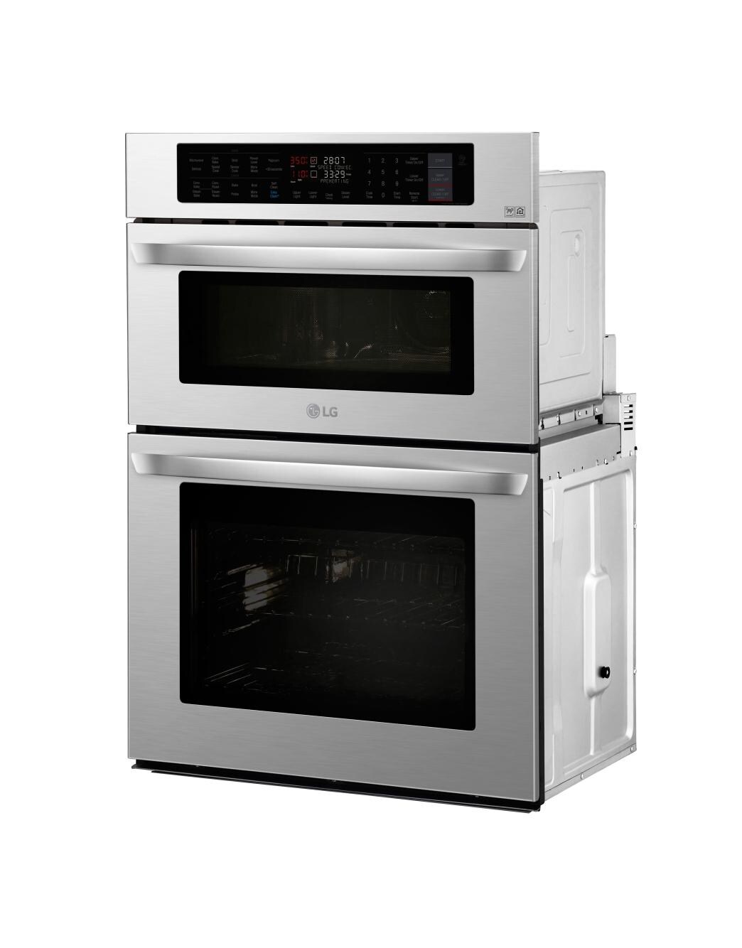 LG 1.7/4.7 cu. ft. Smart wifi Enabled Combination Double Wall Oven