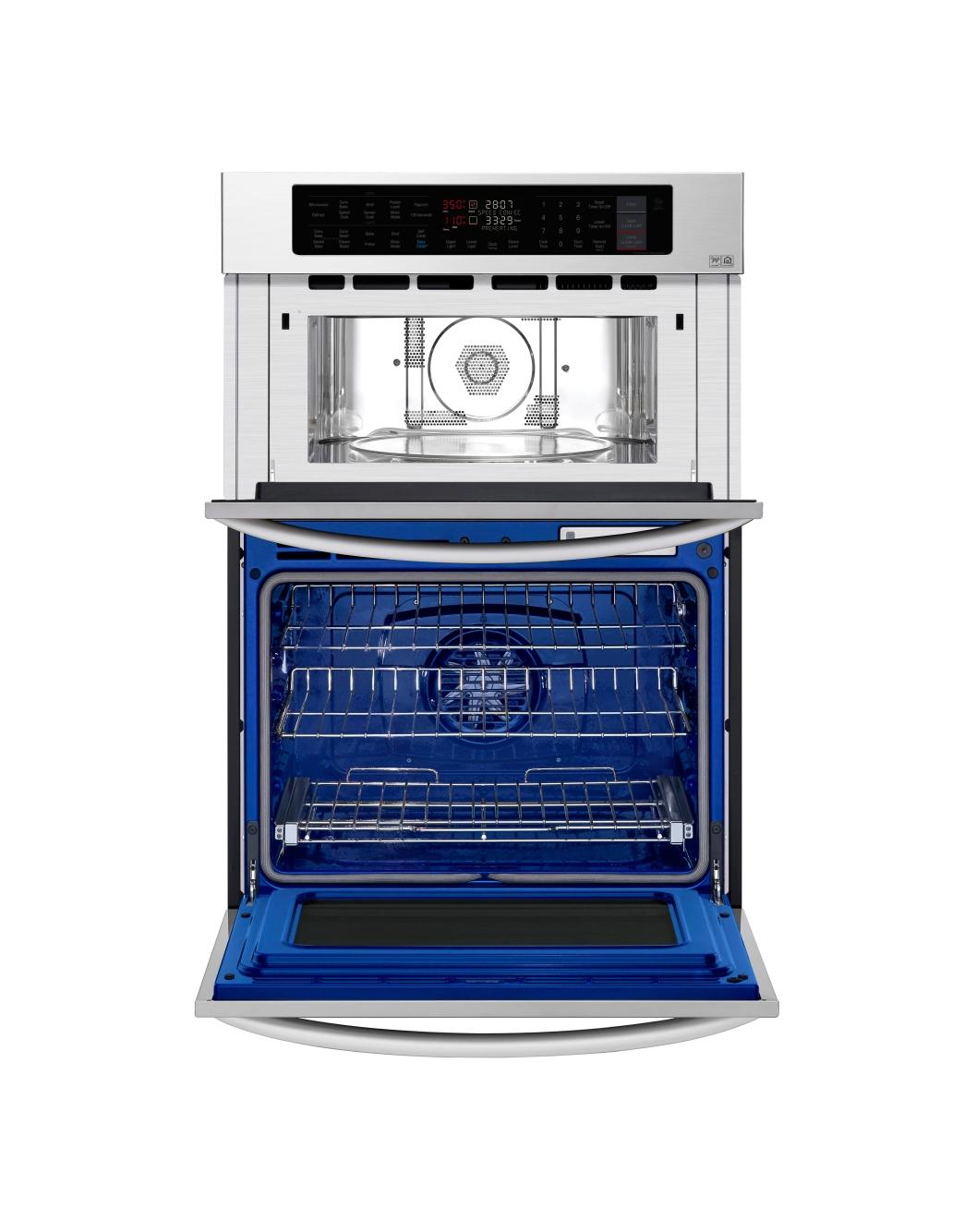 LG 1.7/4.7 cu. ft. Smart wifi Enabled Combination Double Wall Oven