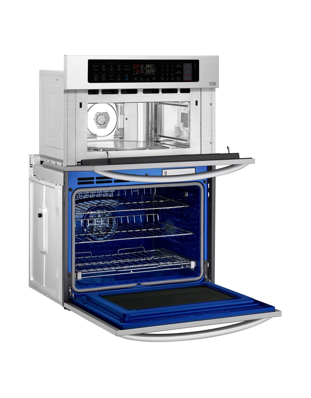 LG 1.7/4.7 cu. ft. Smart wifi Enabled Combination Double Wall Oven