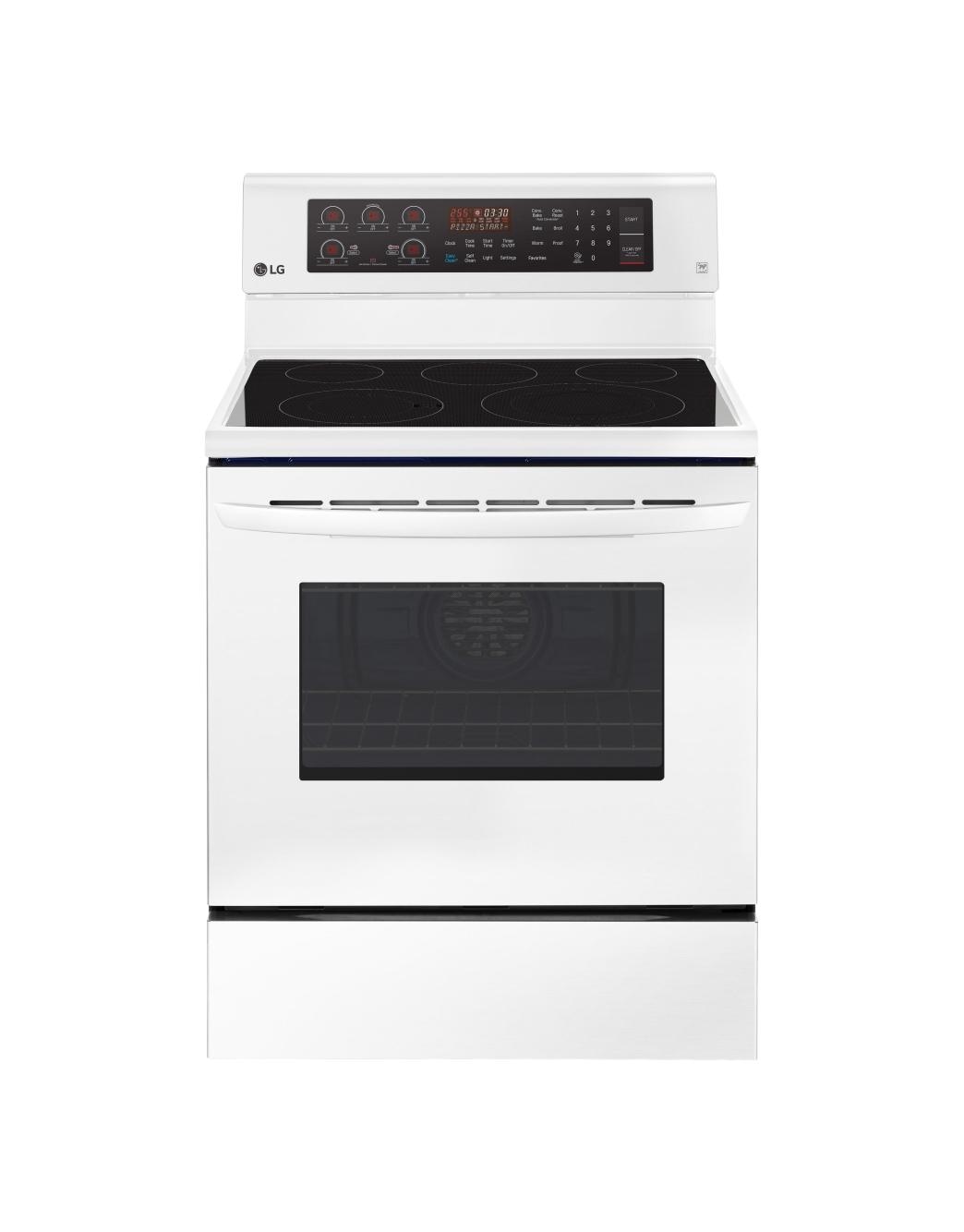 LG LRE3194SW 6.3 cu. ft. Capacity Electric Single Oven Range LG USA