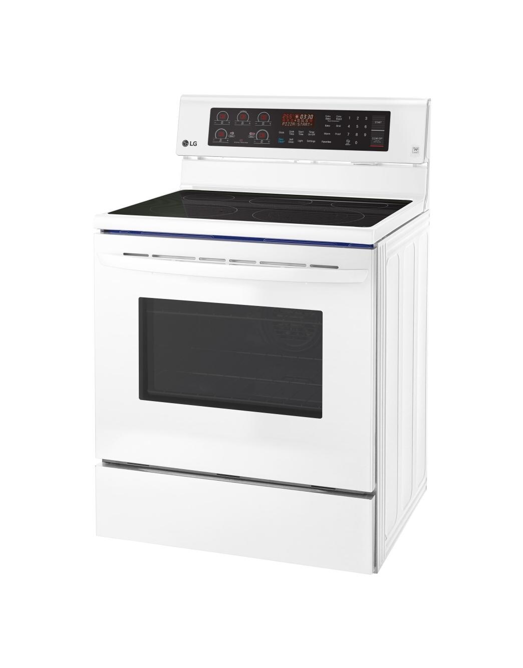 LG LRE3194SW 6.3 cu. ft. Capacity Electric Single Oven Range LG USA