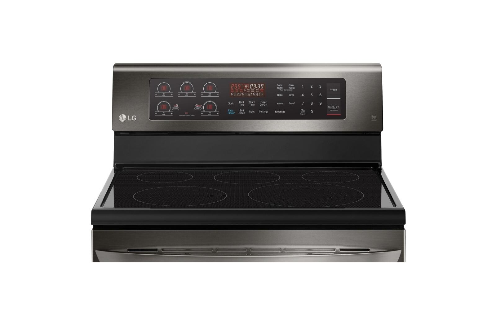 LG LRE3194BD 6.3 cu. ft. Capacity Electric Single Oven Range LG USA