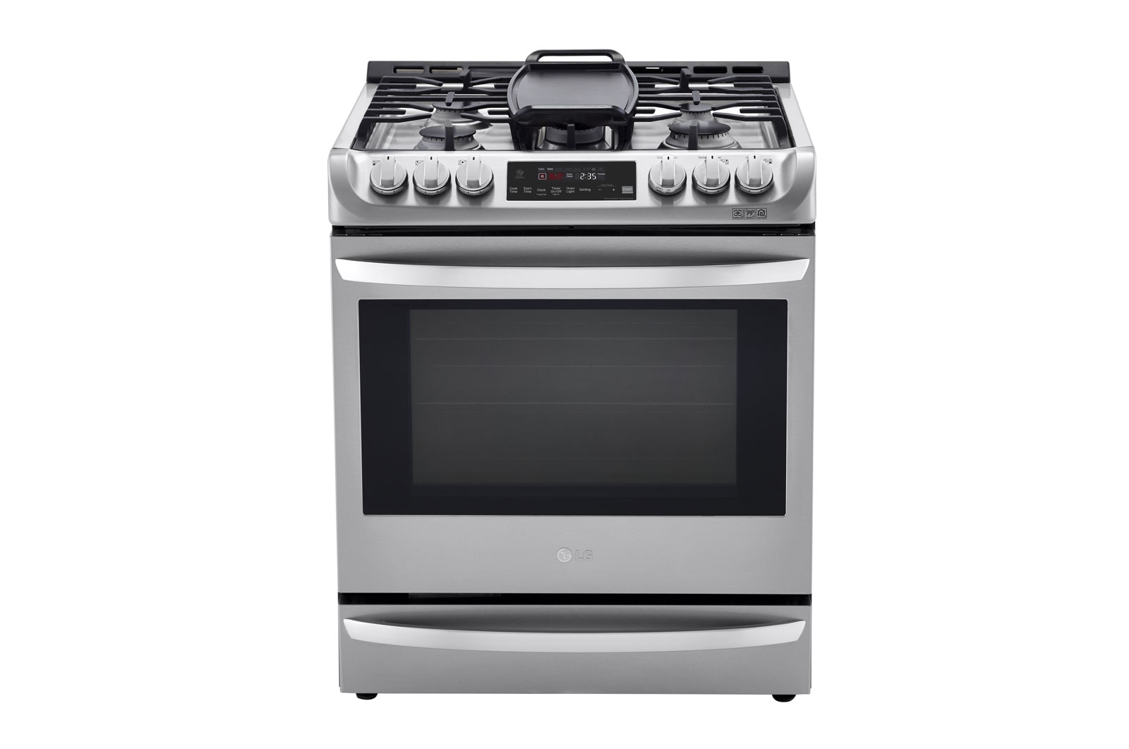 LG 6.3 cu. ft. Smart wifi Enabled Dual Fuel Slidein Range with