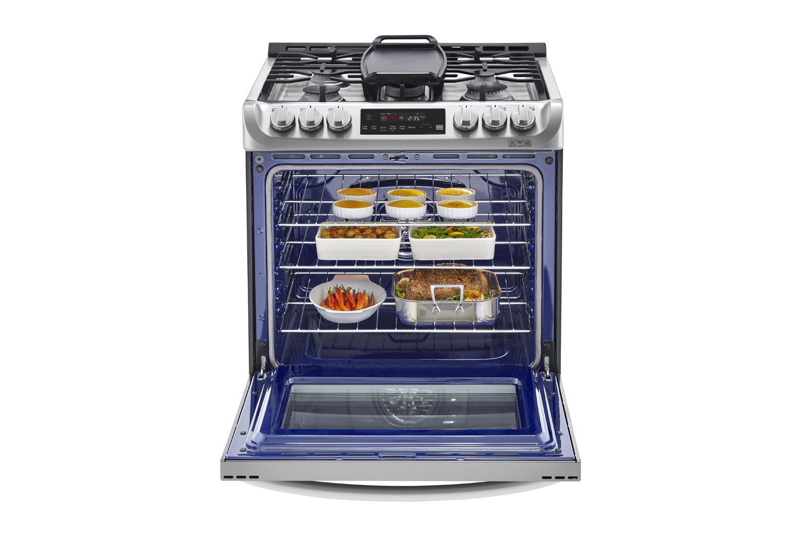 LG 6.3 cu. ft. Smart wifi Enabled Dual Fuel Slidein Range with ProBake Convection® and