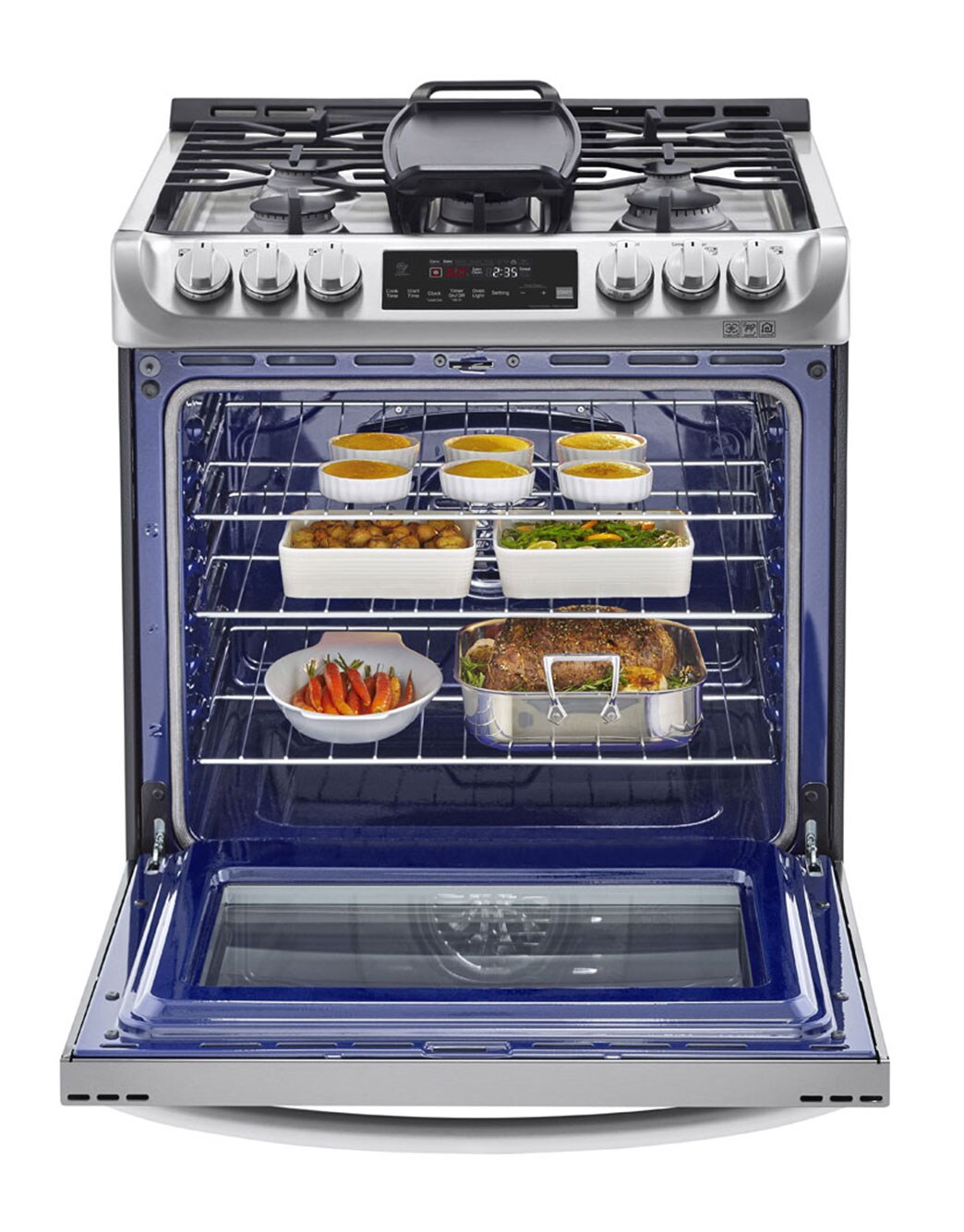 LG 6.3 cu. ft. Smart wifi Enabled Dual Fuel Slidein Range with ProBake Convection® and