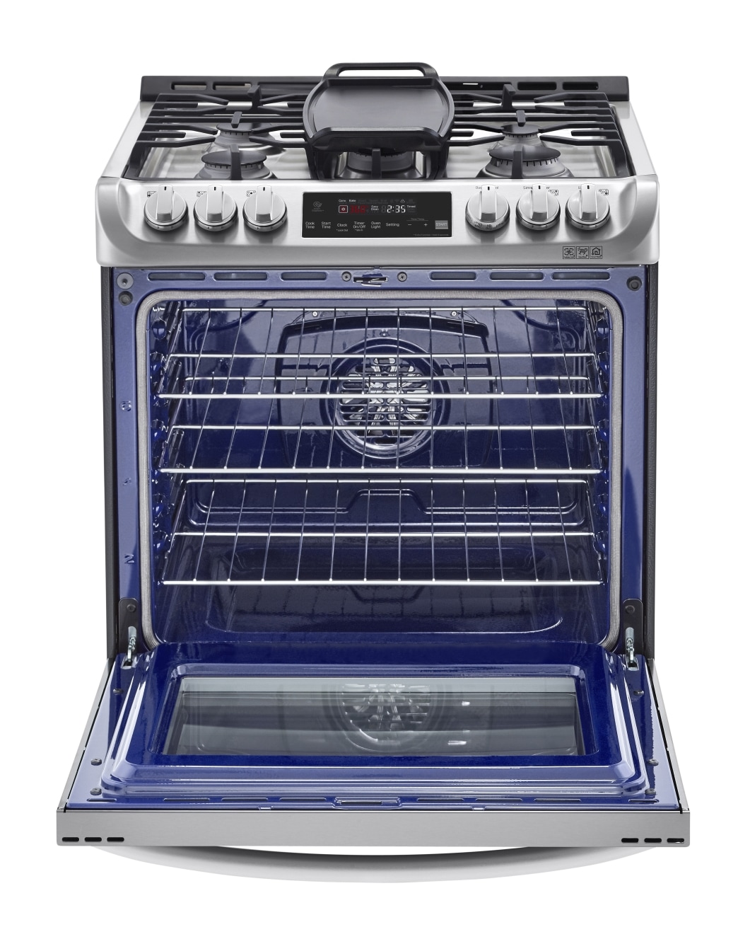 LG 6.3 cu. ft. Smart wifi Enabled Dual Fuel Slidein Range with