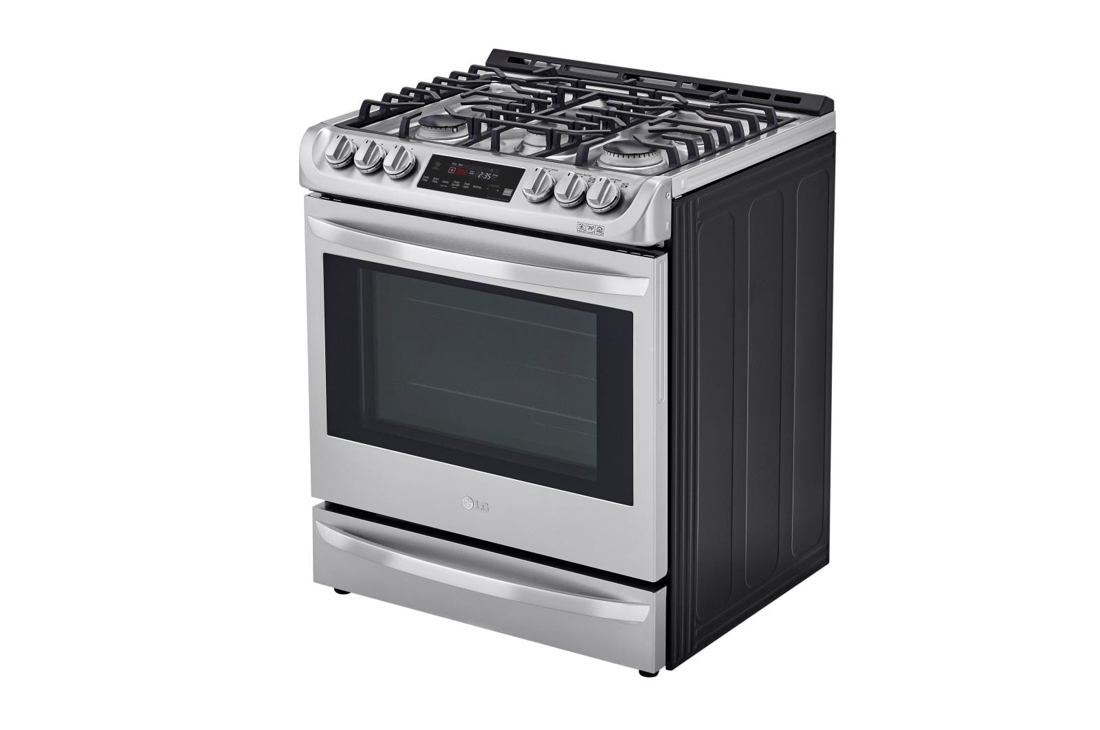 LG 6.3 cu. ft. Smart wifi Enabled Dual Fuel Slidein Range with