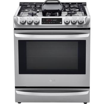 6.3 cu. ft. Smart wi-fi Enabled Dual Fuel Slide-in Range with ProBake Convection® and EasyClean®