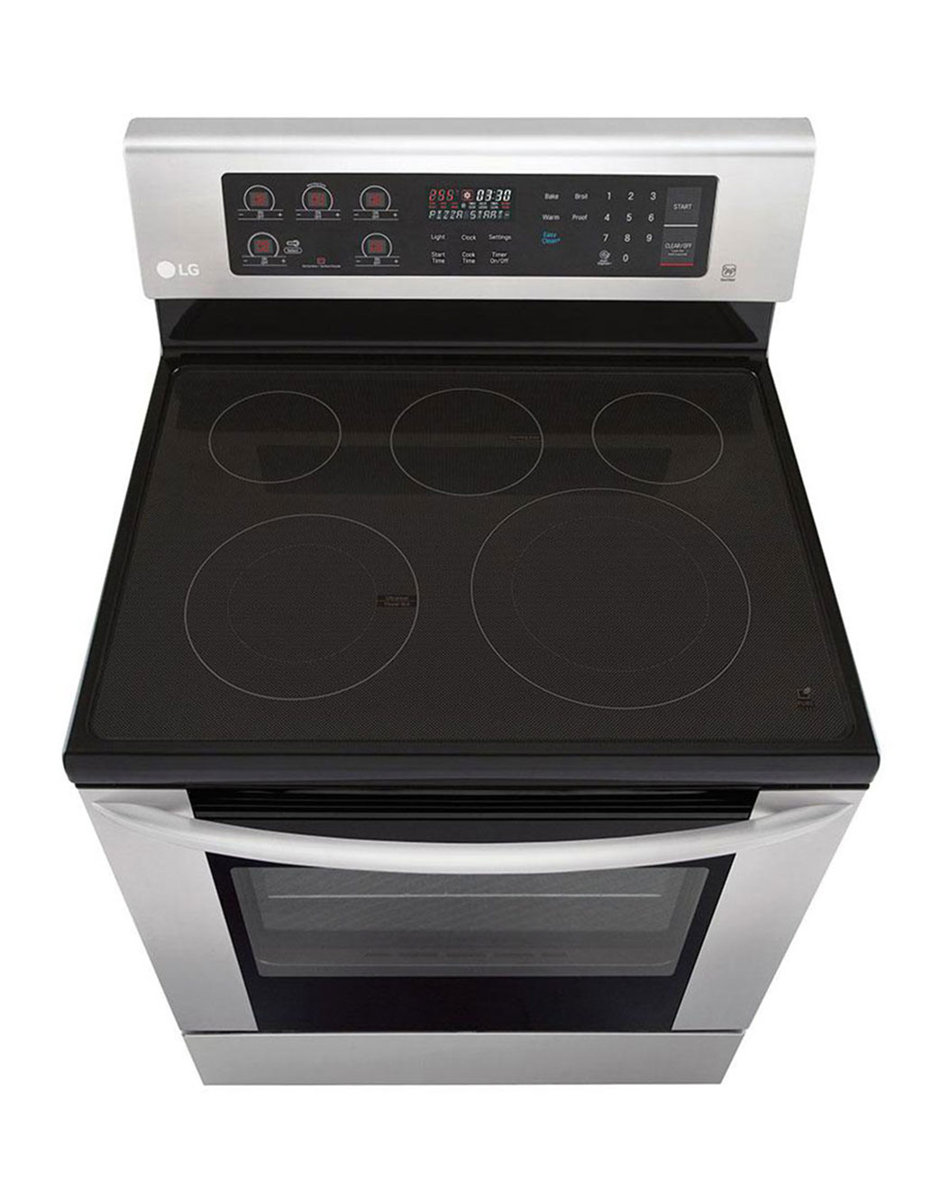 LG LRE3060ST 6.3 cu. ft. Capacity Electric Single Oven Range LG USA