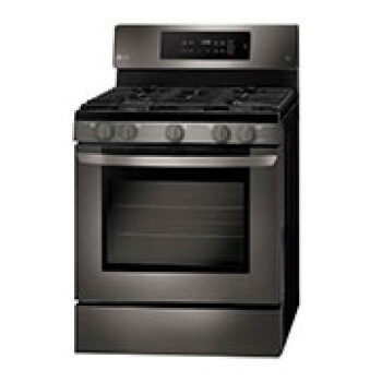 lg black stainless electric stove