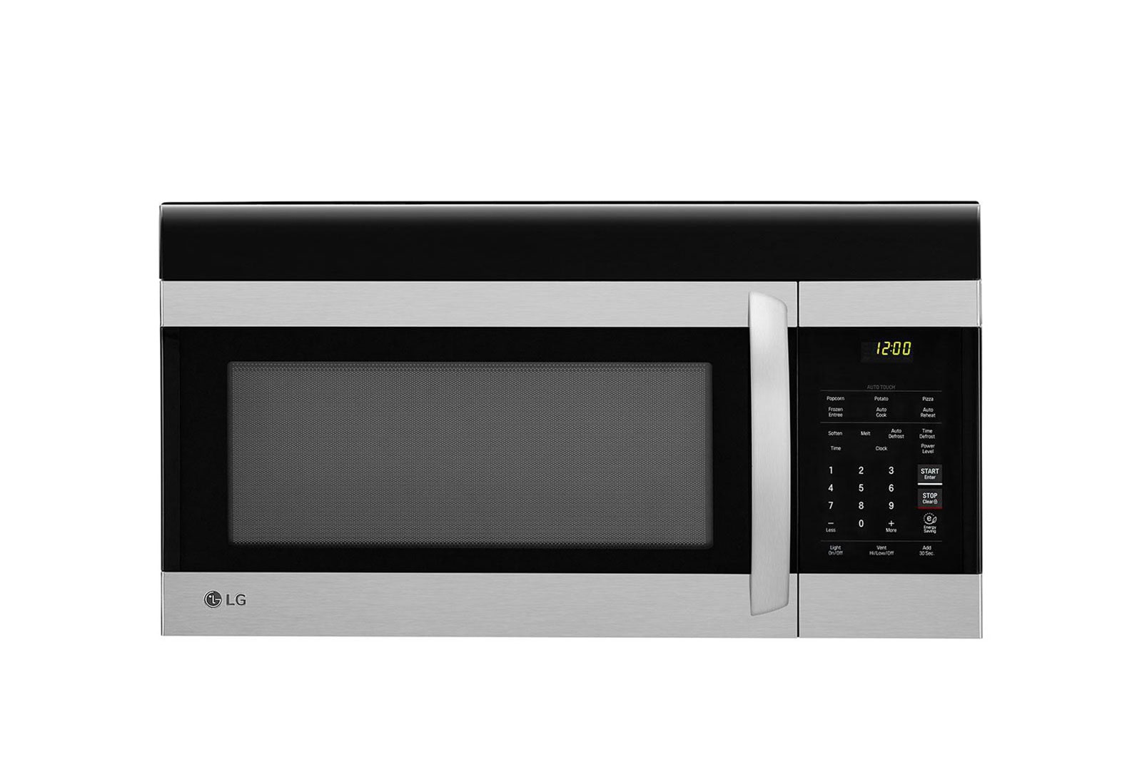 Lg Lmv1760st 1 7 Cu Ft Over The Range Microwave Oven With Over The Range Microwave Oven With Easyclean
