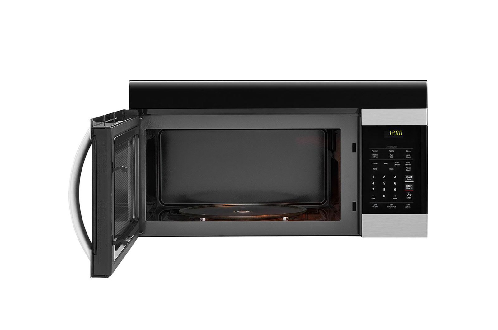 Lg Lmv1760st 1 7 Cu Ft Over The Range Microwave Oven With Over The Range Microwave Oven With Easyclean
