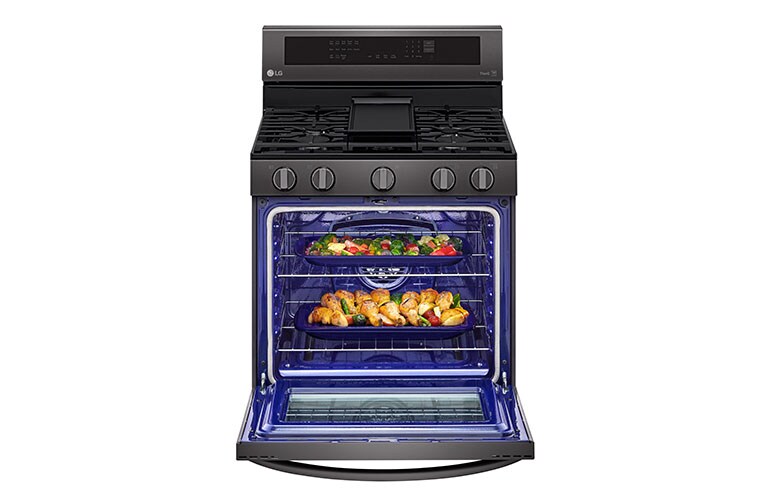 LG LRGL5825D 5.8 cu. ft. Gas Single Smart Oven Range with AirFry True
