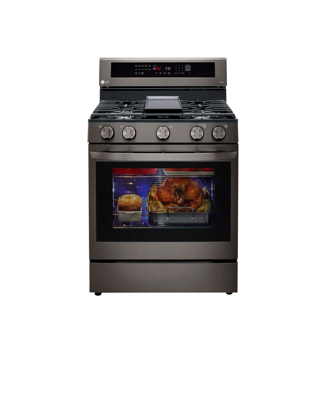 LG LRGL5825D InstaView Gas Range with Air Fryer LG USA