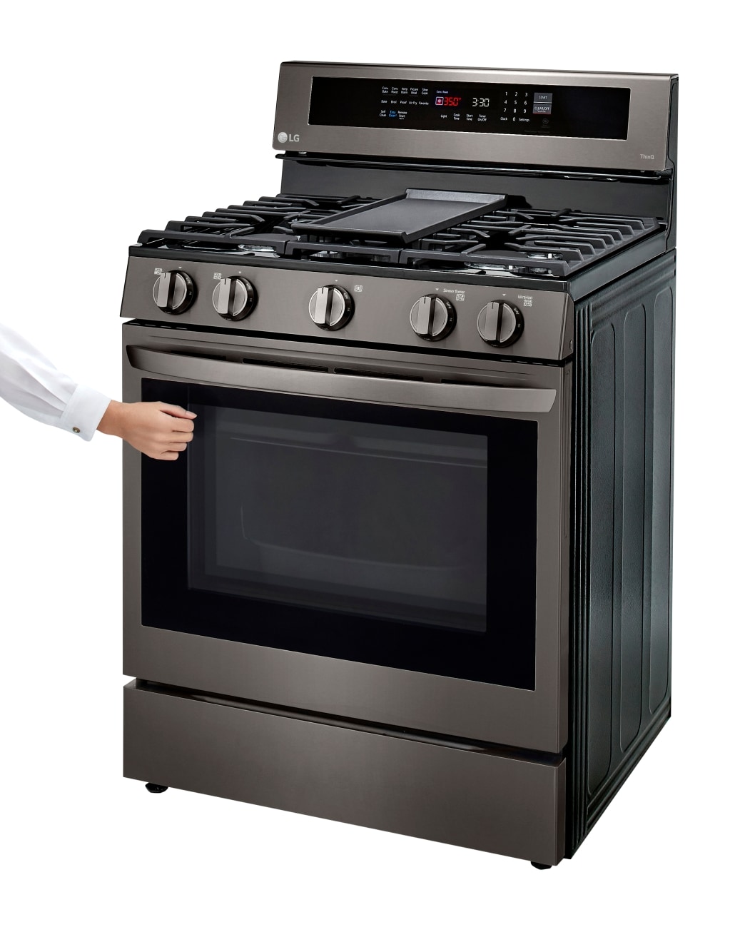 LG LRGL5825D InstaView Gas Range with Air Fryer LG USA