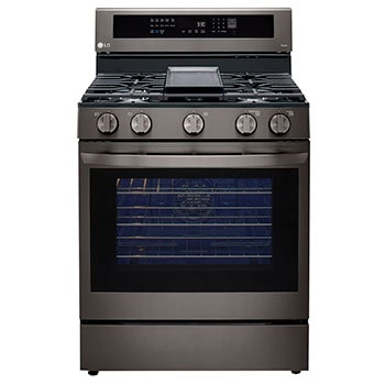 5.8 cu ft. Smart wi-fi Enabled Gas Single Oven InstaView™ Range with Air Fry