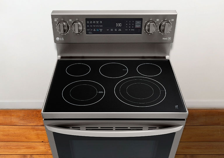 lg stove top