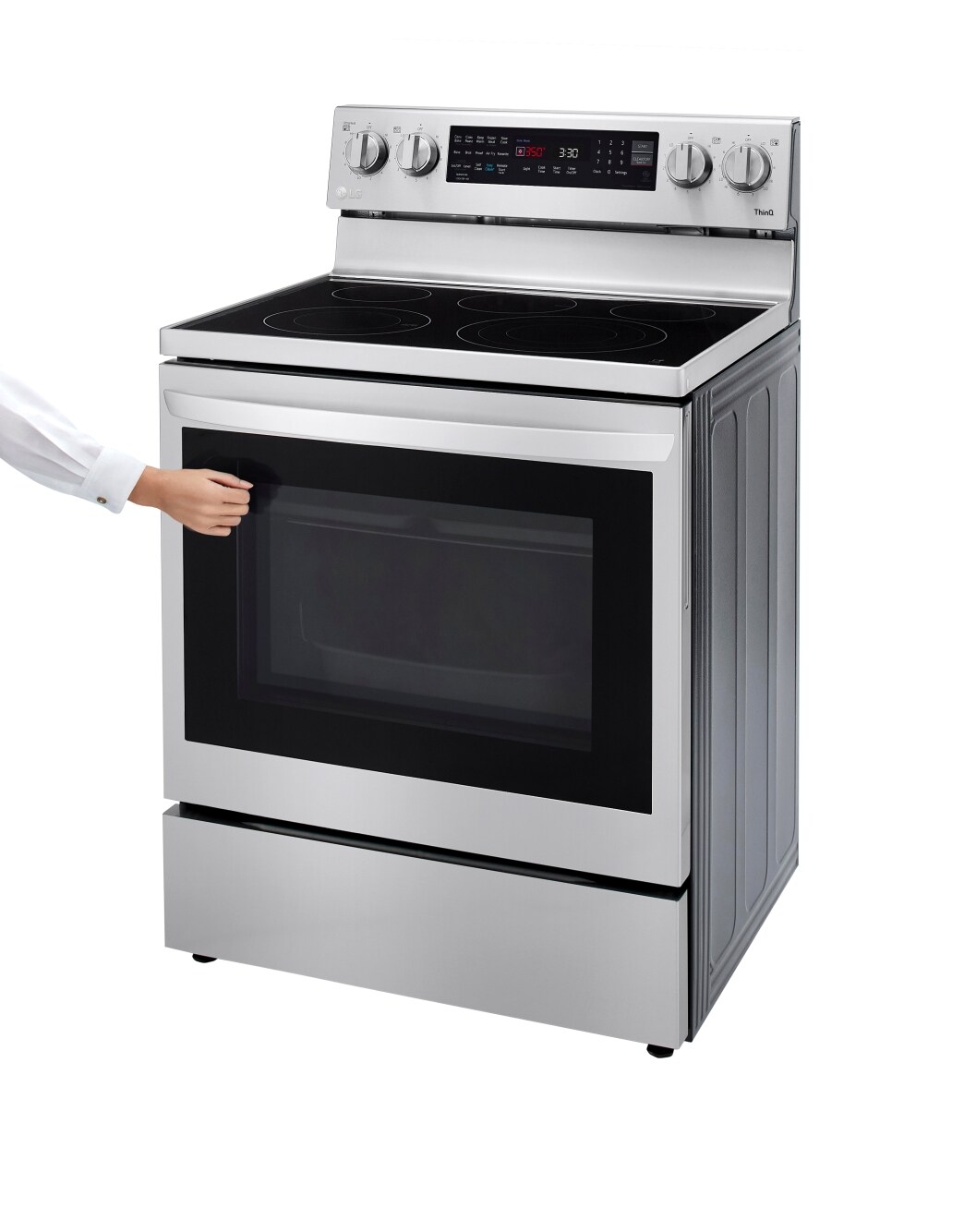 LG LREL6325F InstaView Electric Range with Air Fryer LG USA