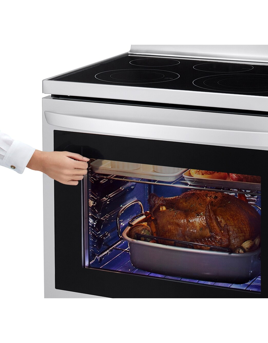 LG LREL6325F InstaView Electric Range with Air Fryer LG USA