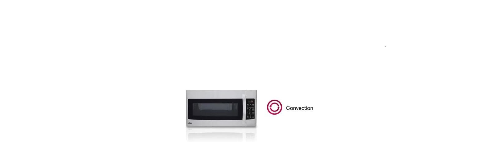 Microwave showcasing Convection Technology