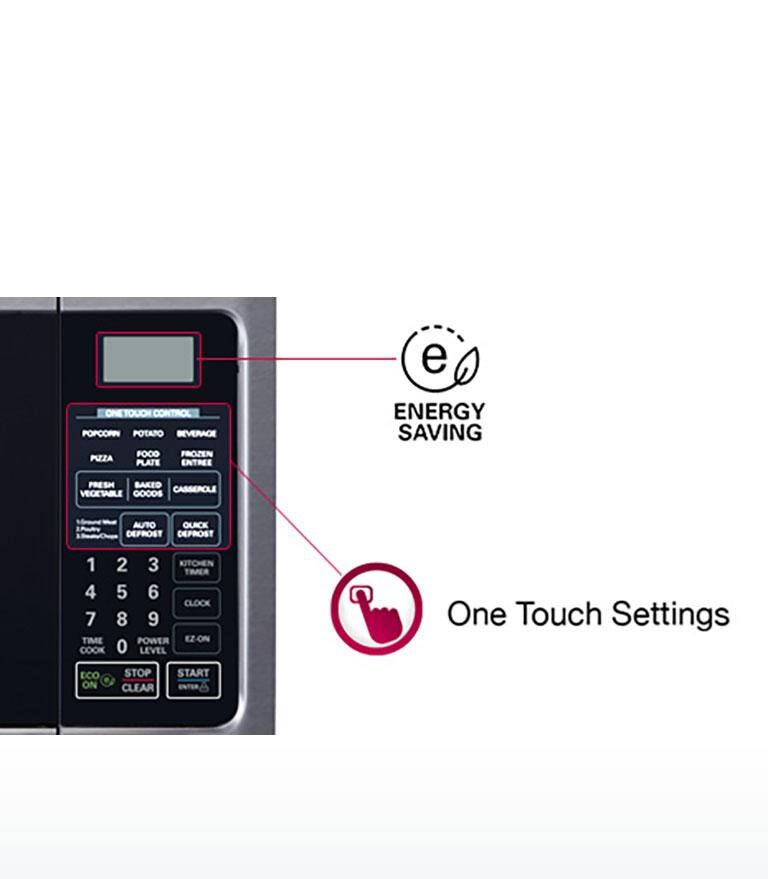 LG 1.8 cu. ft. OvertheRange Microwave Oven with EasyClean® (LMV1831SS
