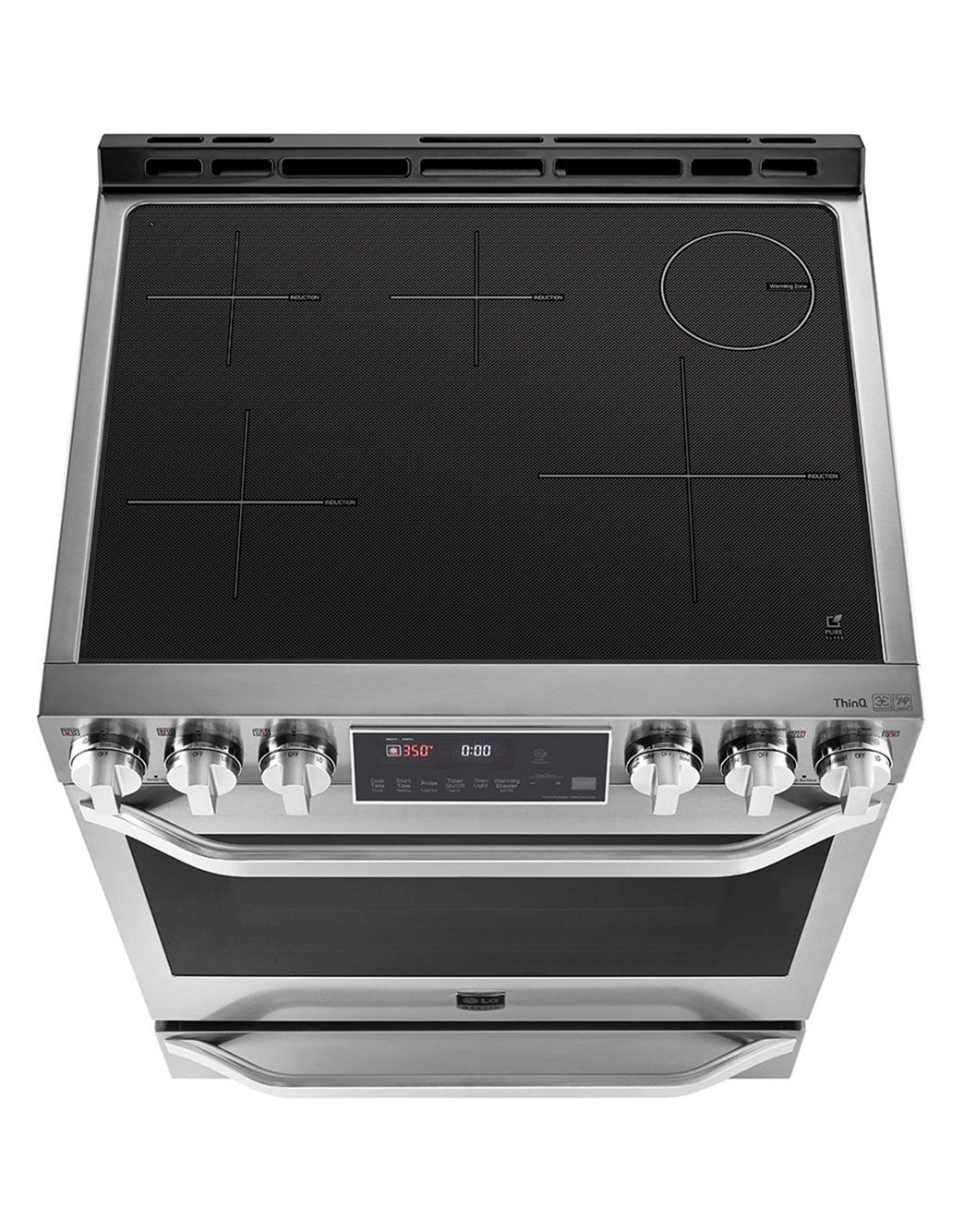 LG LSIS3018SS LG STUDIO 6.3 cu. ft. Induction Slidein Range with