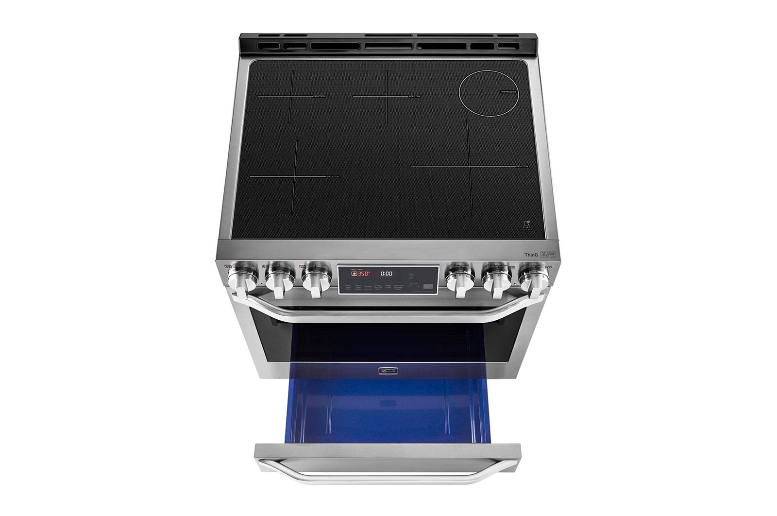 LG LSIS3018SS LG STUDIO 6.3 cu. ft. Induction Slidein Range with