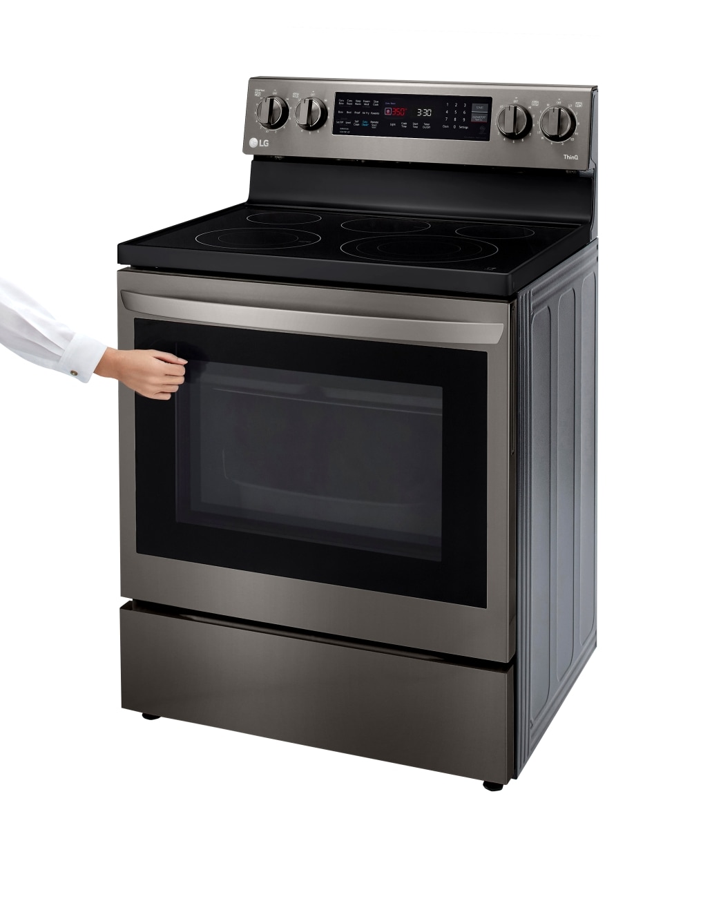 LG LREL6325D InstaView Electric Range with Air Fryer LG USA