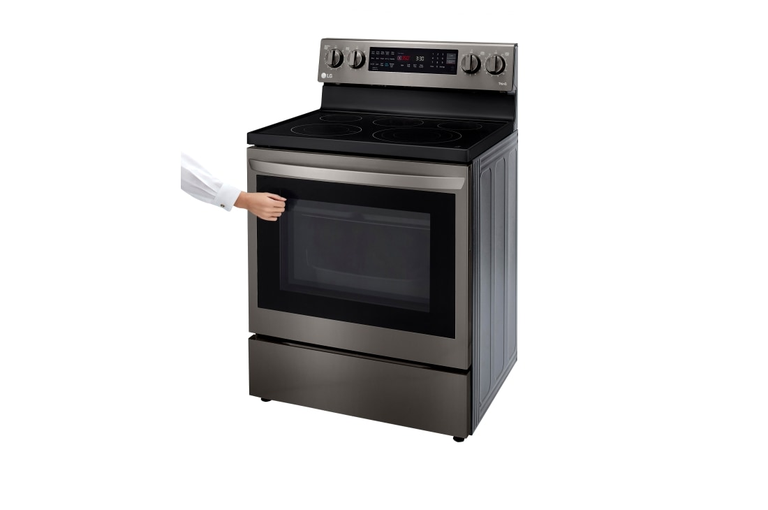 lg glass top range