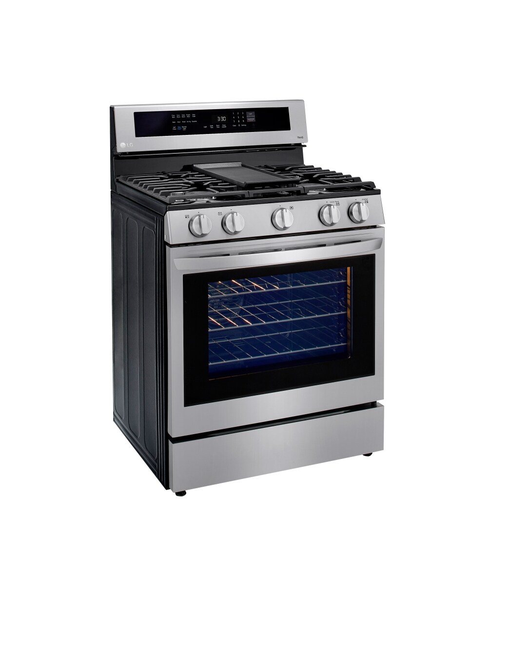 LG LRGL5825F InstaView Gas Range with Air Fryer LG USA