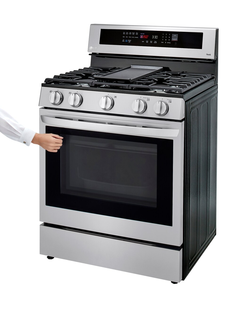LG LRGL5825F InstaView Gas Range with Air Fryer LG USA