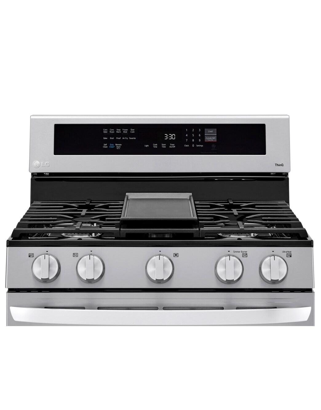 LG LRGL5825F InstaView Gas Range with Air Fryer LG USA