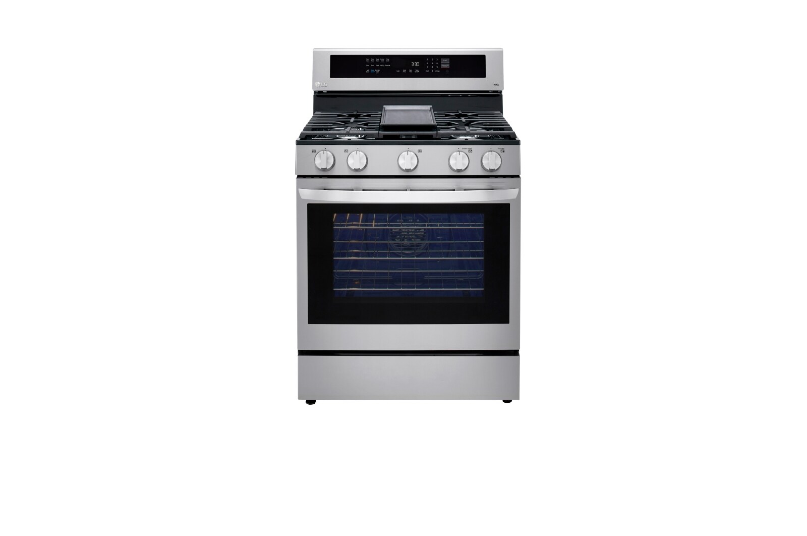 LG 5.8 cu ft. Smart WiFi Enabled True Convection InstaView® Gas Range