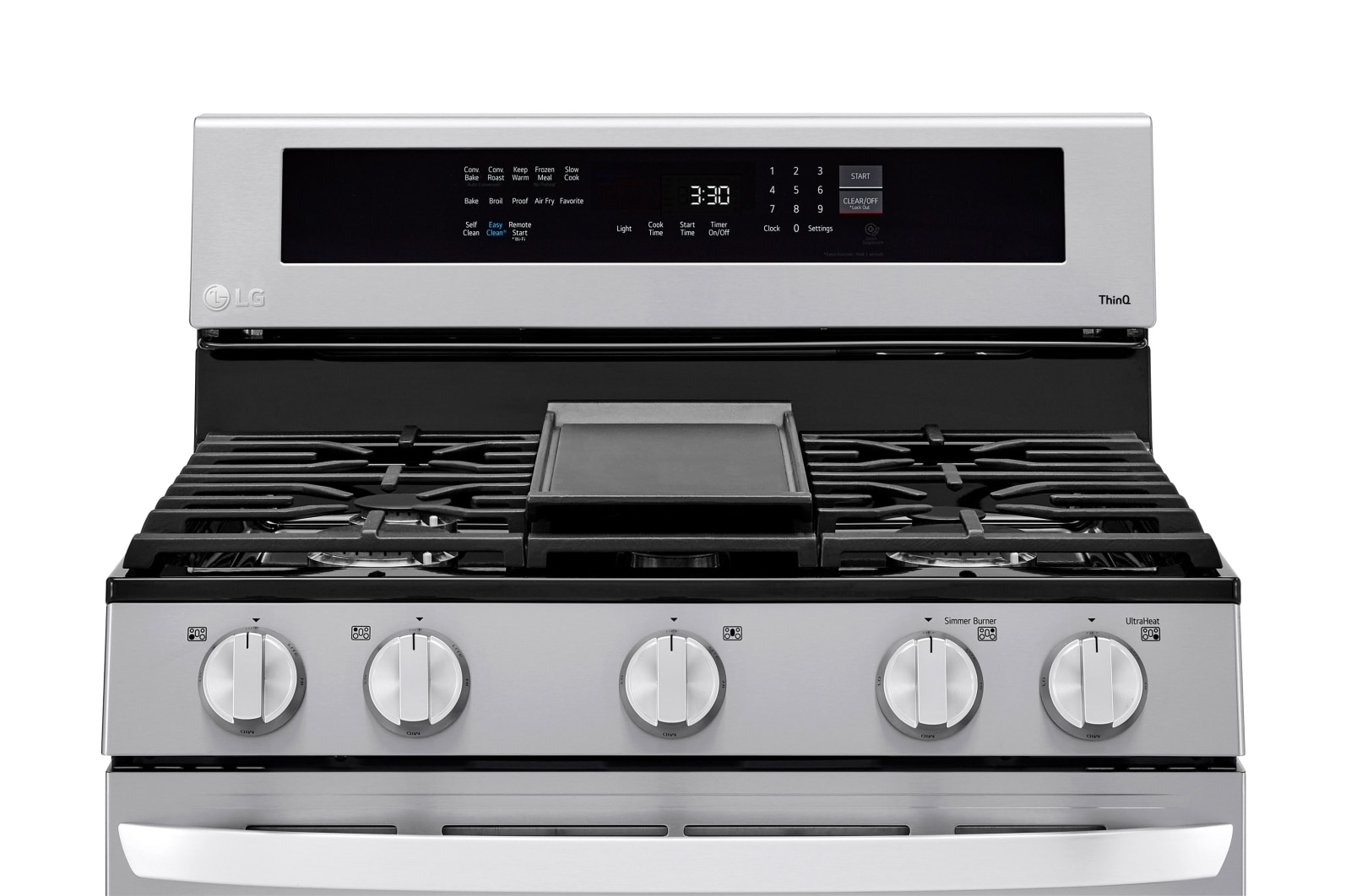 LG 5.8 cu ft. Smart WiFi Enabled True Convection InstaView® Gas Range