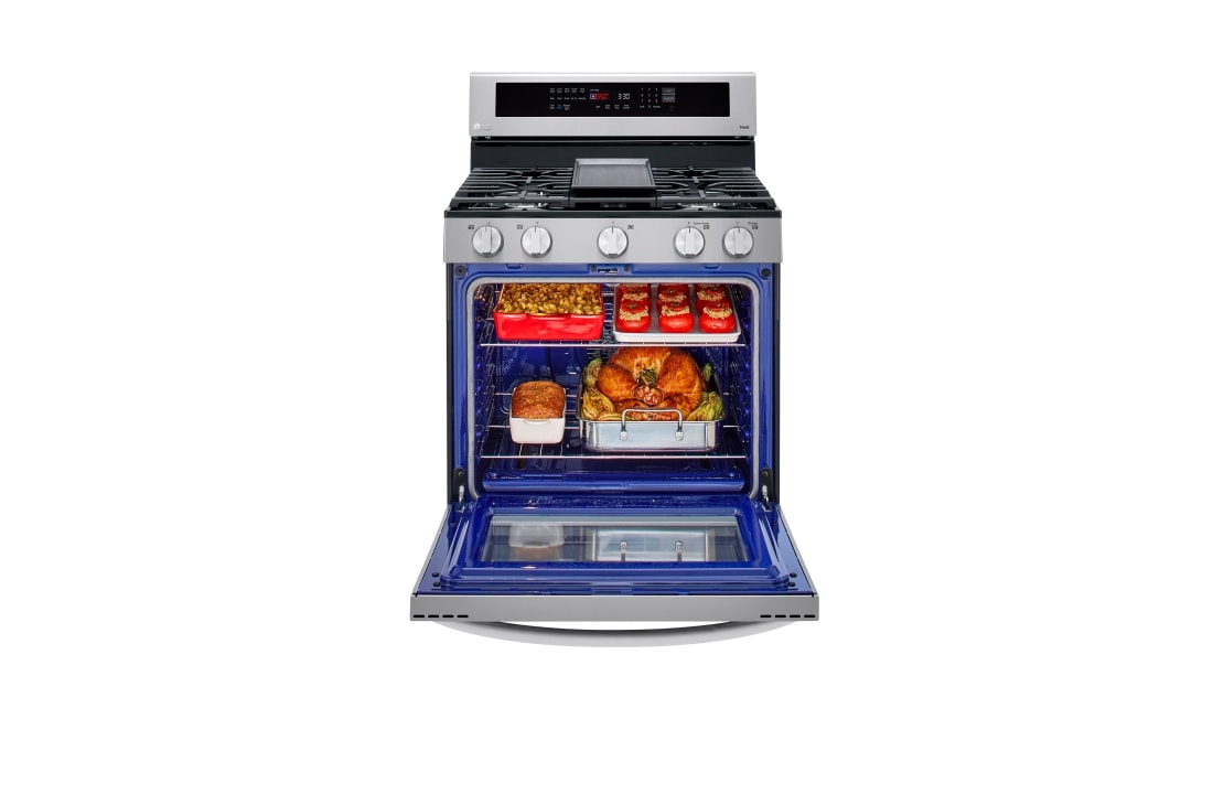 LG 5.8 cu ft. Smart WiFi Enabled True Convection InstaView® Gas Range