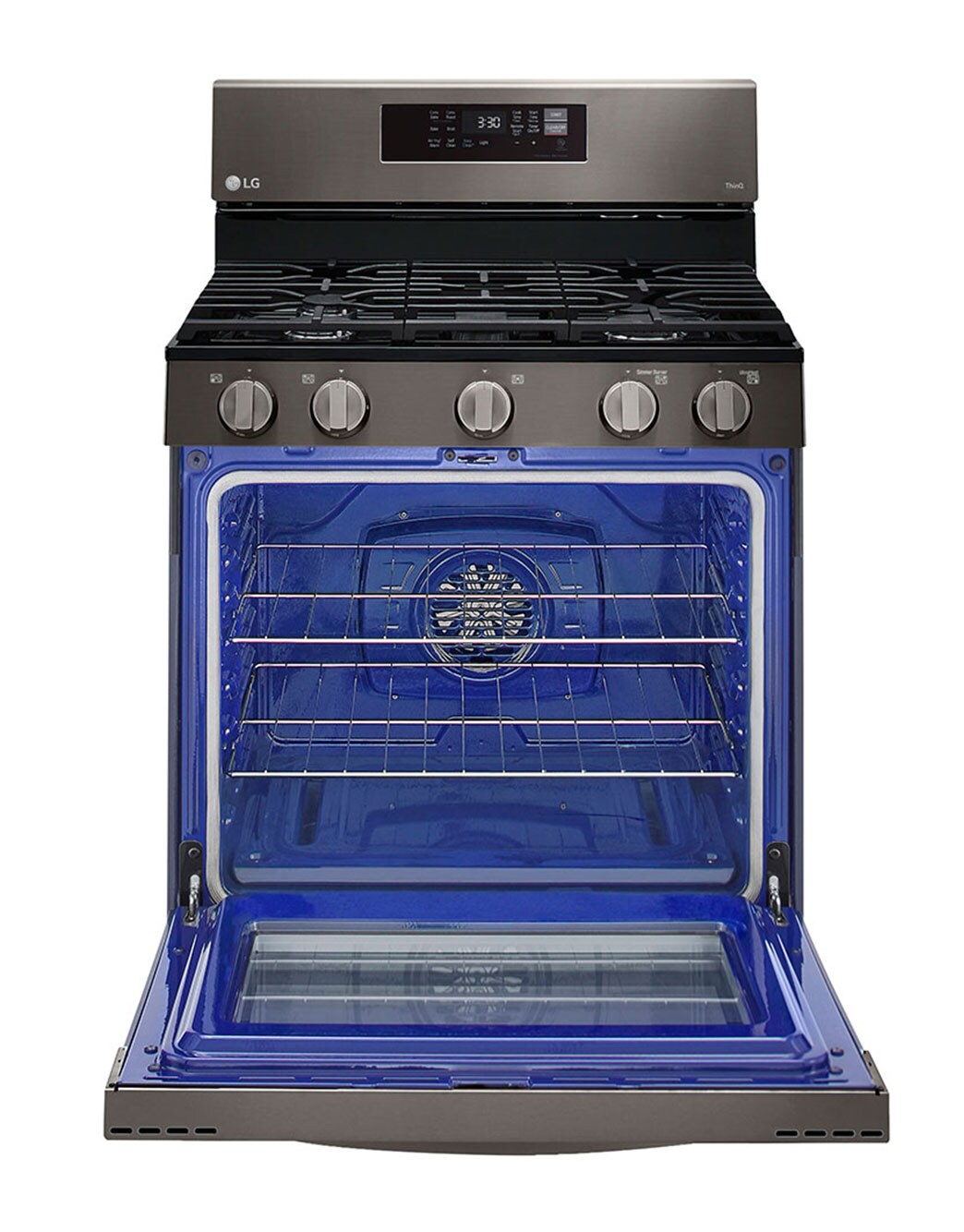 LG 5.8 cu ft. Smart WiFi Enabled Fan Convection Gas Range with Air Fry