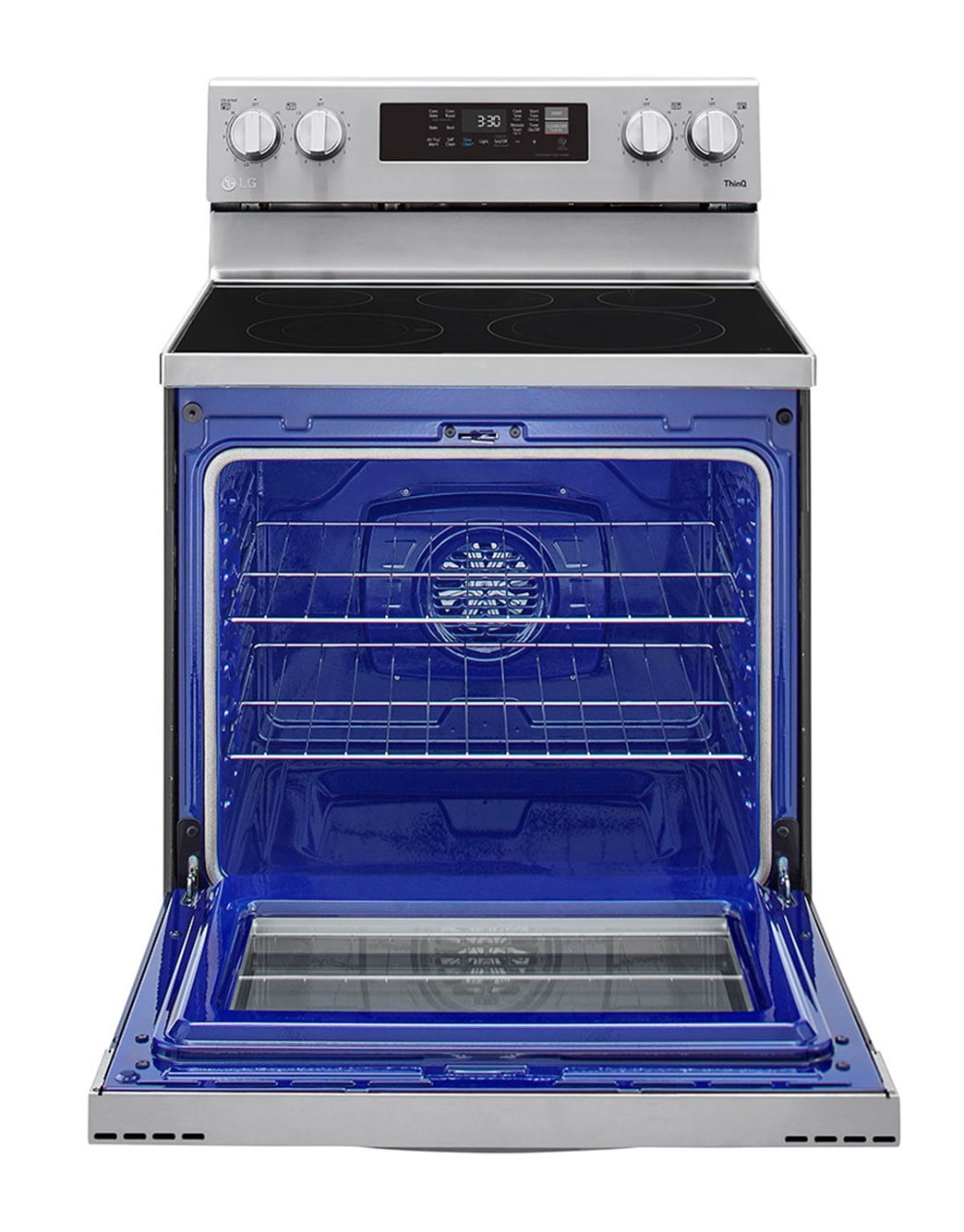 LG 6.3 cu ft. Smart WiFi Enabled Fan Convection Electric Range with