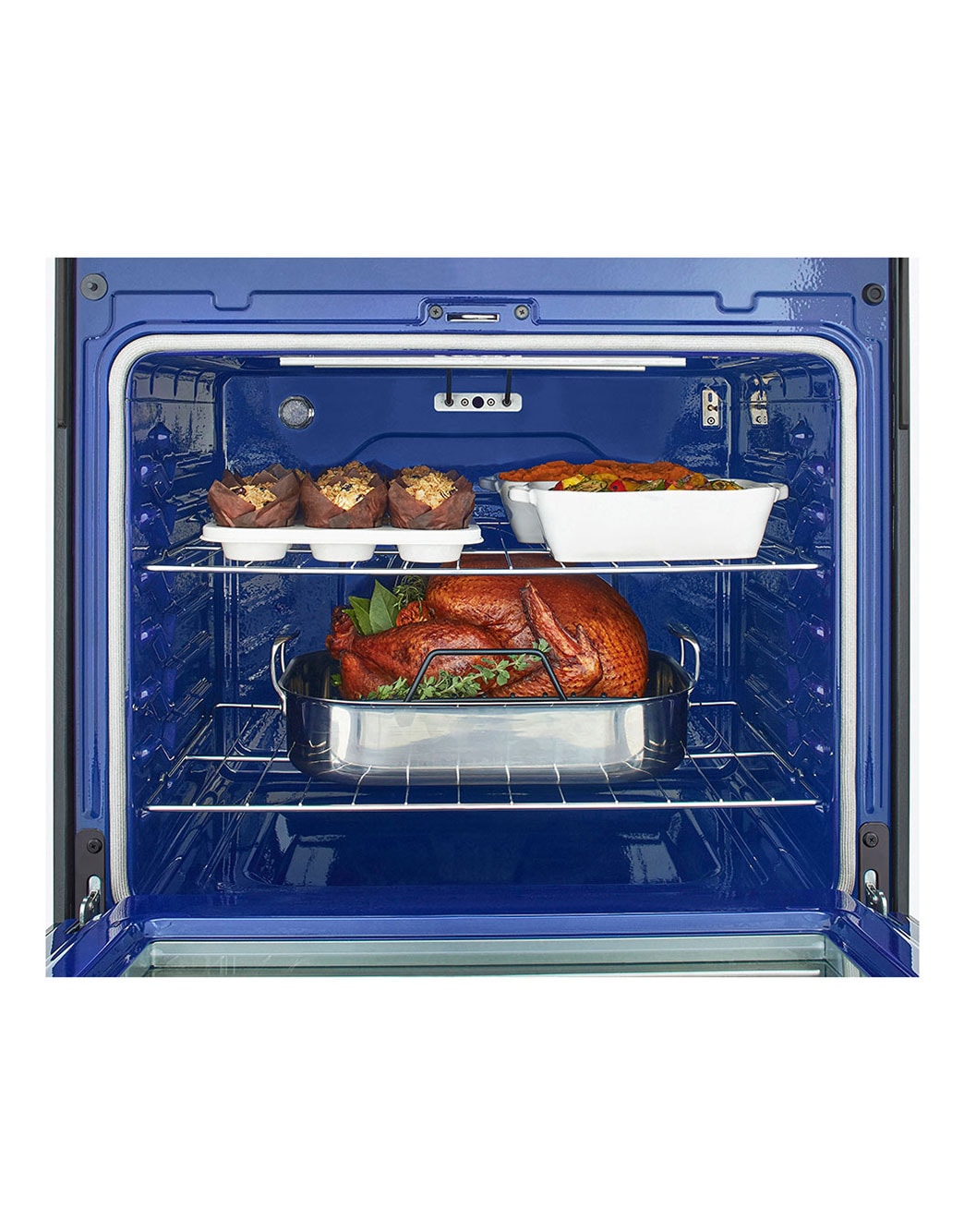 LG 6.3 cu ft. Smart WiFi Enabled Fan Convection Electric Range with