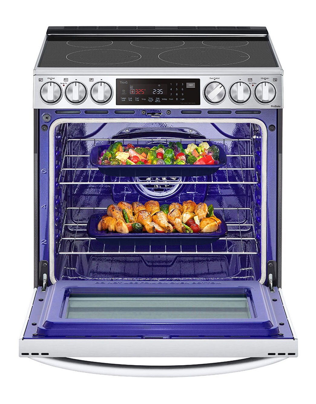 LG 6.3 cu ft. Smart WiFi Enabled ProBake Convection® InstaView