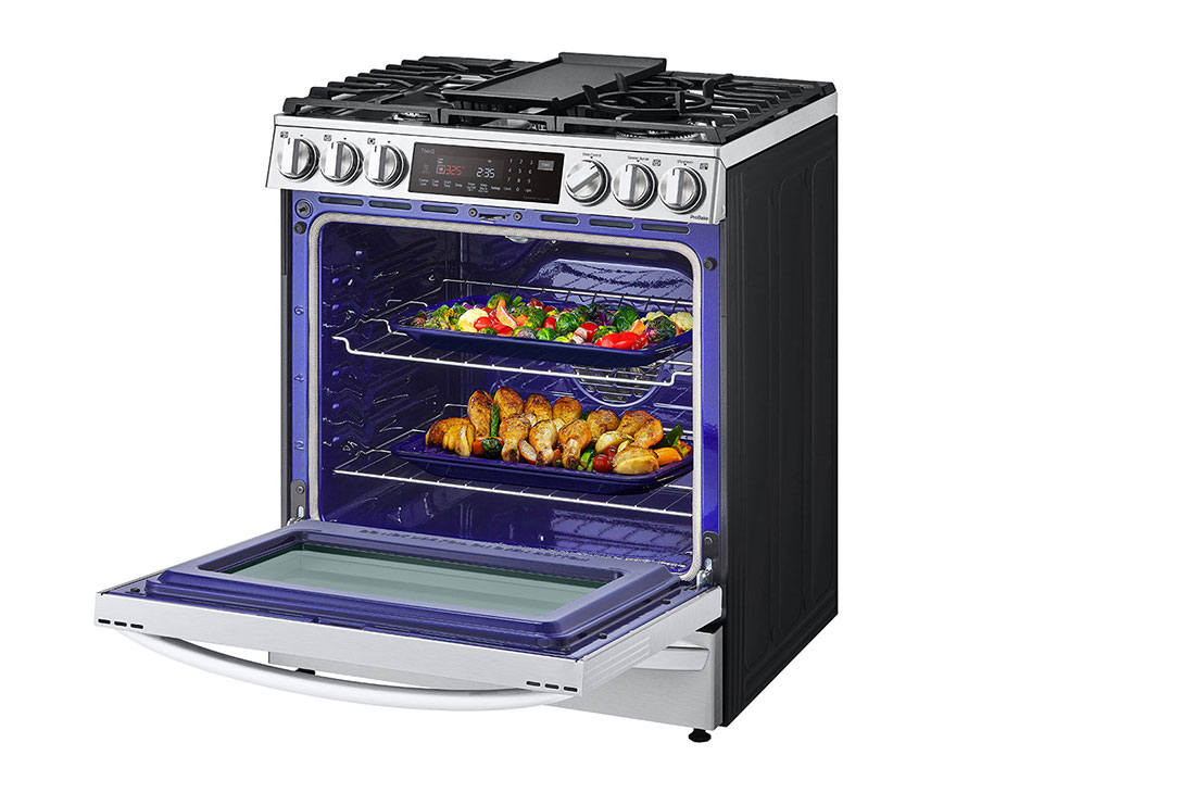 LG 6.3 cu ft. Smart WiFi Enabled ProBake Convection® InstaView™ Gas