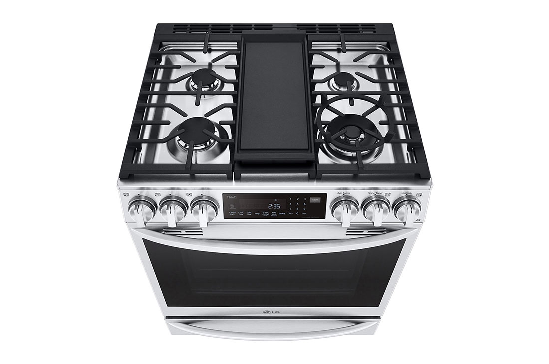 LG 6.3 cu ft. Smart WiFi Enabled ProBake Convection® InstaView™ Gas