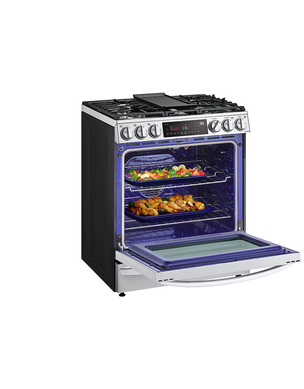 LG LSGL6337F 6.3 cu ft. Smart wifi Enabled ProBake Convection