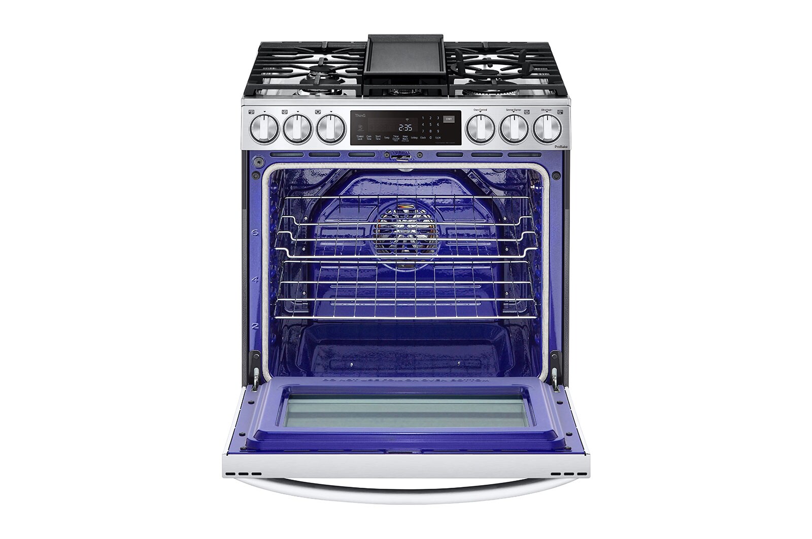 LG 6.3 cu ft. Smart WiFi Enabled ProBake Convection® InstaView™ Gas