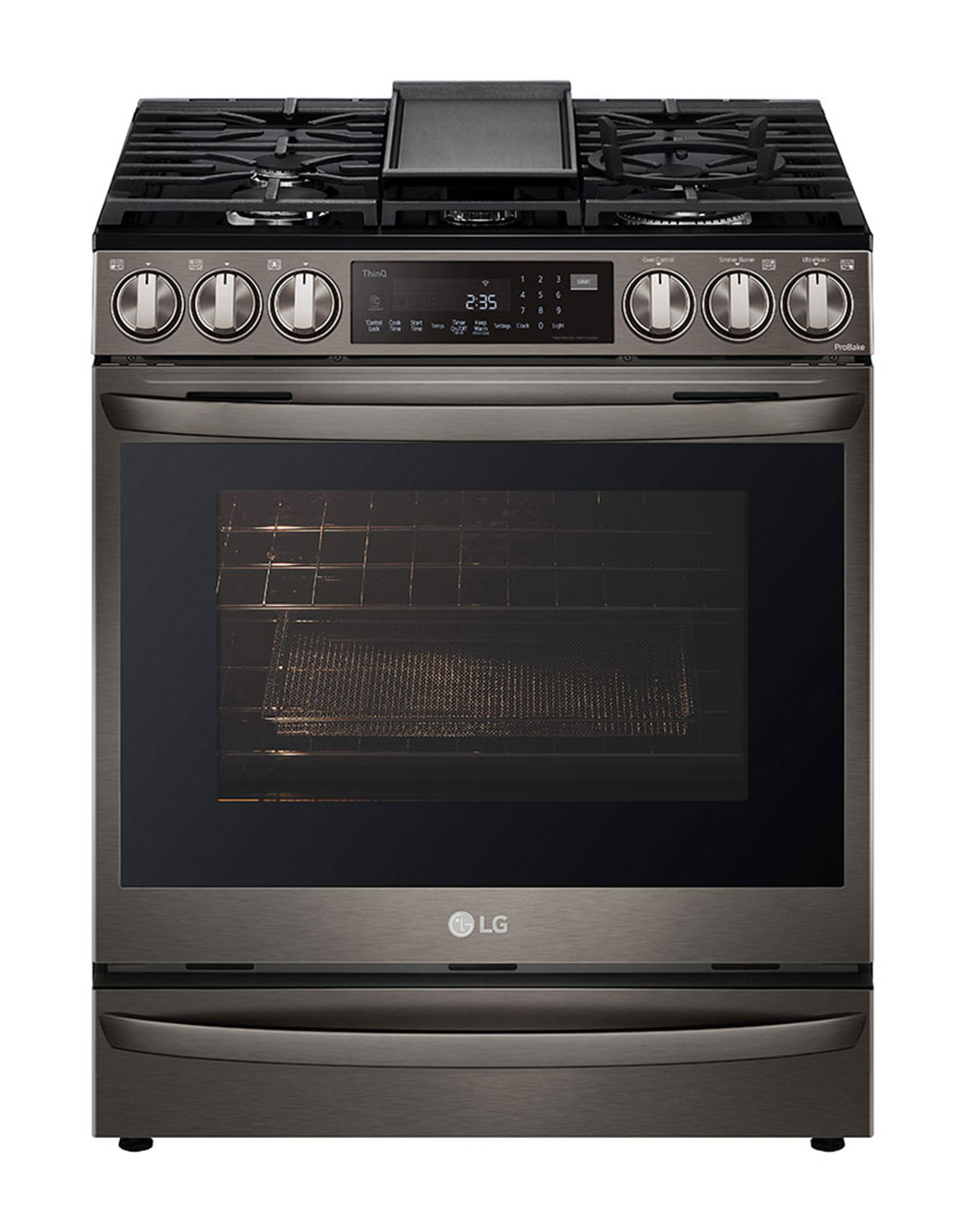 LG 6.3 cu ft. Smart WiFi Enabled ProBake Convection® InstaView™ Gas