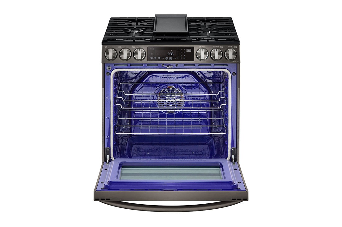 LG 6.3 cu ft. Smart wi-fi Enabled ProBake Convection® InstaView® Gas Slide-In Range with Air Fry, LSGL6335D, thumbnail 5