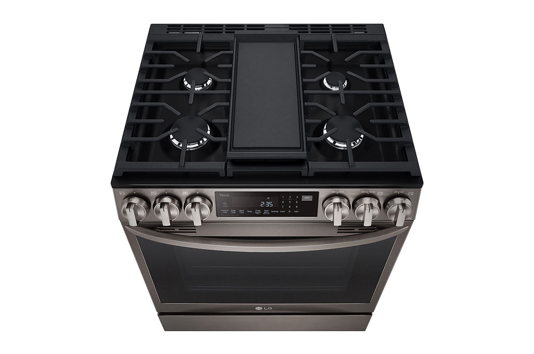 LG 6.3 cu ft. Smart wi-fi Enabled ProBake Convection® InstaView® Gas Slide-In Range with Air Fry, LSGL6335D, thumbnail 9