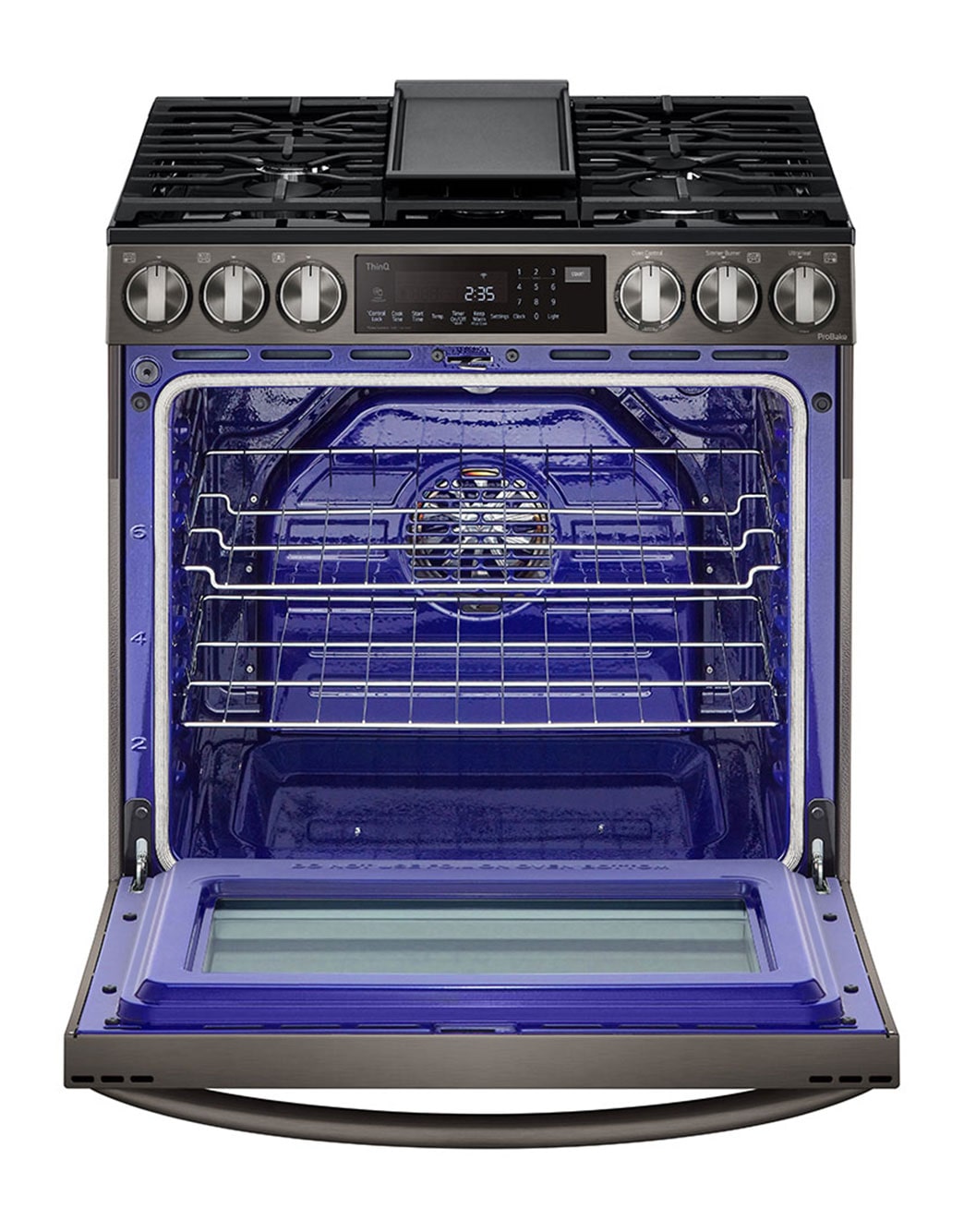 LG 6.3 cu ft. Smart wifi Enabled ProBake Convection® InstaView® Gas