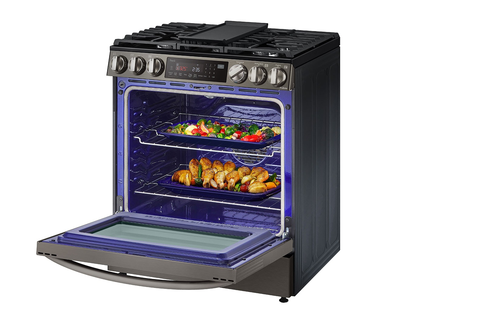 LG 6.3 cu ft. Smart wifi Enabled ProBake Convection® InstaView® Gas